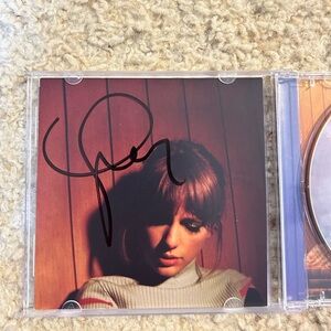 Taylor Swift signed moonstone midnights cd
